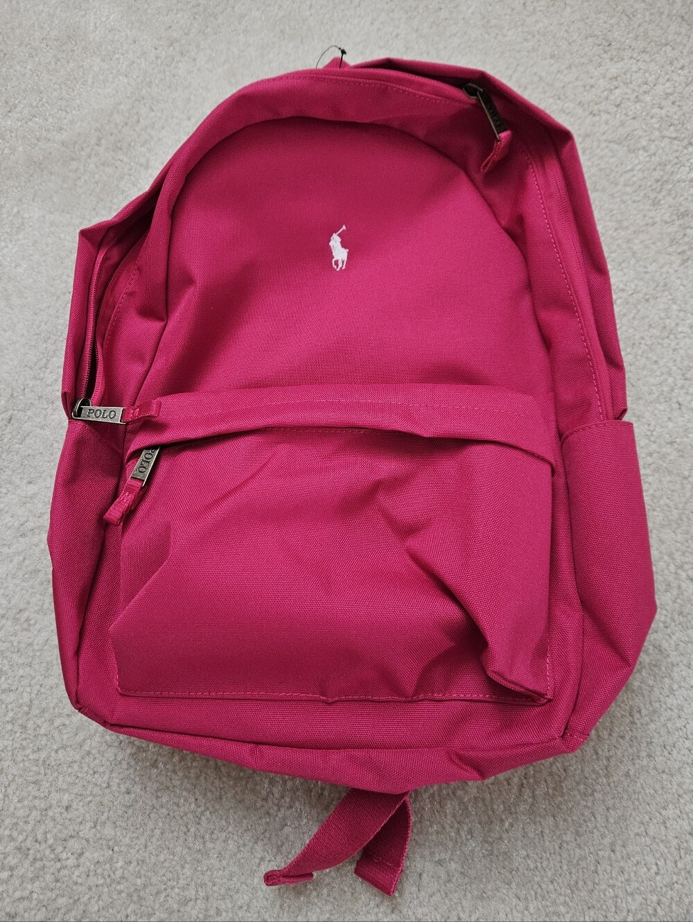 Polo Ralph Lauren Pink Canvas Backpack - NWT